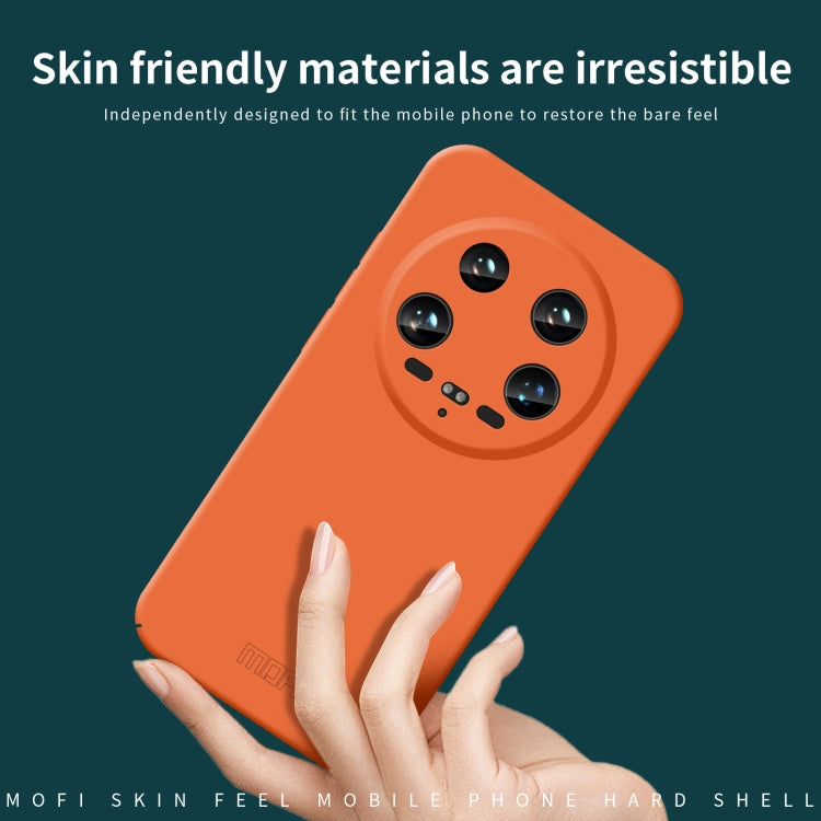 For Xiaomi 14 Ultra MOFI Qin Series Skin Feel All-inclusive PC Phone Case(Blue) - 14 Ultra Cases by MOFI | Online Shopping UK | buy2fix