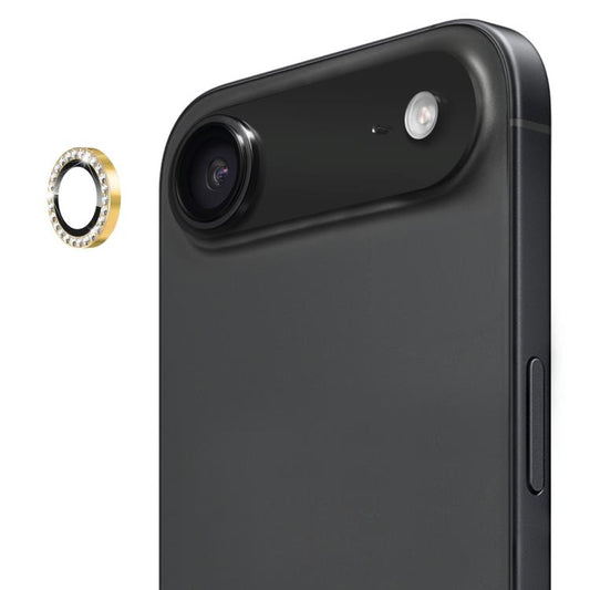 For iPhone 17 Air ENKAY AR Anti-reflection Individual Diamond Ring Camera Lens Glass Full Film(Golden) - iPhone 17 Air Tempered Glass by ENKAY | Online Shopping UK | buy2fix