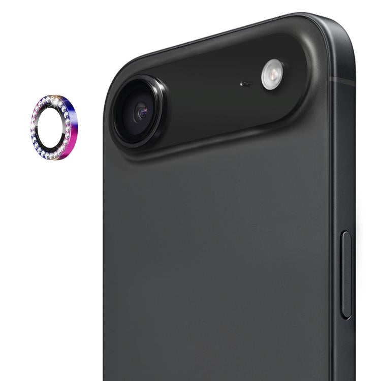 For iPhone 17 Air ENKAY AR Anti-reflection Individual Diamond Ring Camera Lens Glass Full Film(Colorful) - iPhone 17 Air Tempered Glass by ENKAY | Online Shopping UK | buy2fix