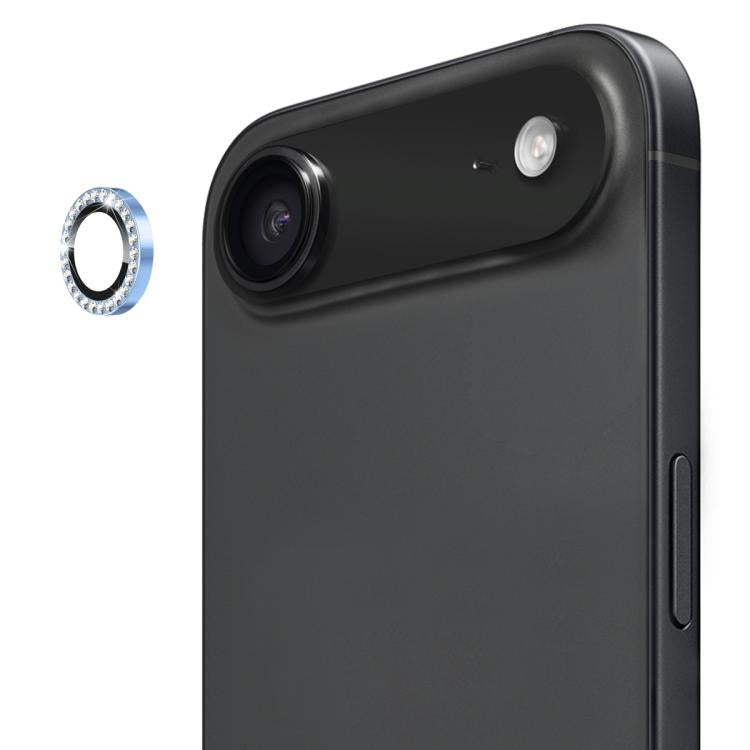 For iPhone 17 Air ENKAY AR Anti-reflection Individual Diamond Ring Camera Lens Glass Full Film(Sierra Blue) - iPhone 17 Air Tempered Glass by ENKAY | Online Shopping UK | buy2fix
