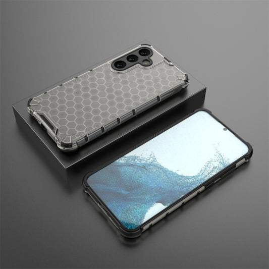 For Samsung Galaxy S24+ 5G Shockproof Honeycomb Phone Case(Black) by buy2fix