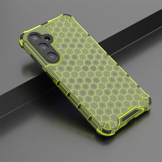 For Samsung Galaxy S23 FE 5G Shockproof Honeycomb Phone Case(Green) by buy2fix