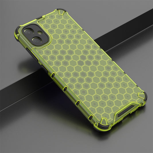 For Samsung Galaxy A05 Shockproof Honeycomb Phone Case(Green) by buy2fix