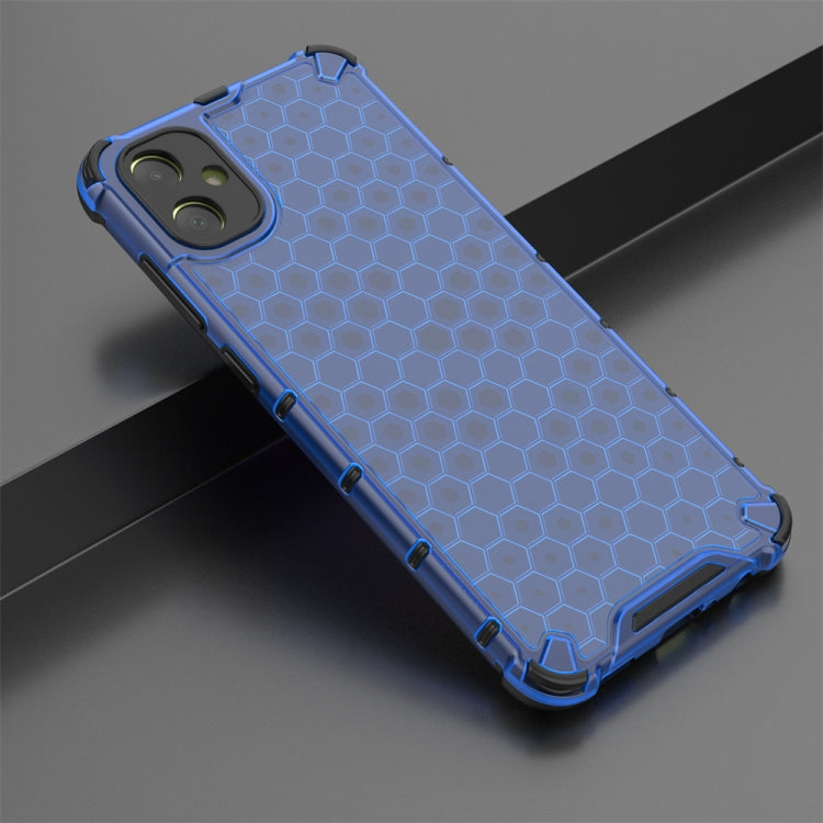 For Samsung Galaxy A05 Shockproof Honeycomb Phone Case(Blue) - Galaxy Phone Cases by buy2fix | Online Shopping UK | buy2fix