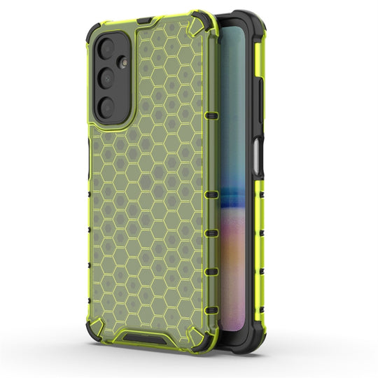 For Samsung Galaxy A05s Shockproof Honeycomb Phone Case(Green)