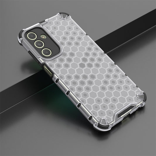 For Samsung Galaxy A15 Shockproof Honeycomb Phone Case(White) by buy2fix