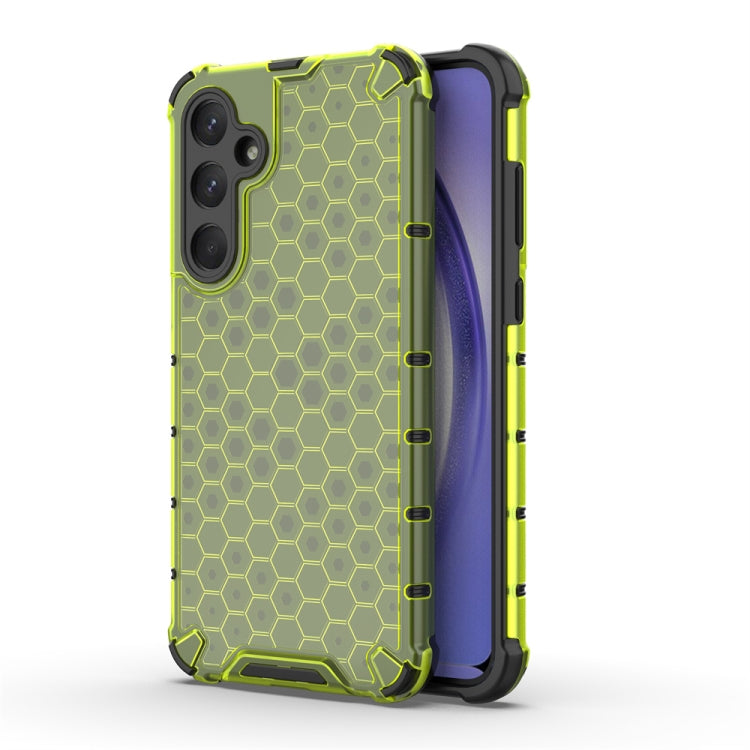 For Samsung Galaxy A33 Shockproof Honeycomb Phone Case(Green) - Galaxy Phone Cases by buy2fix | Online Shopping UK | buy2fix