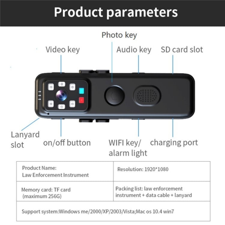 H81 HD WiFi Recording Night Vision Voice Recorder Noise Reduction Audio Recorder Device by buy2fix