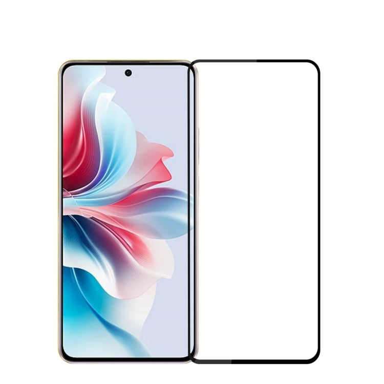 For OPPO Reno11 F MOFI 9H 2.5D Full Screen Tempered Glass Film(Black) - OPPO Tempered Glass by MOFI | Online Shopping UK | buy2fix