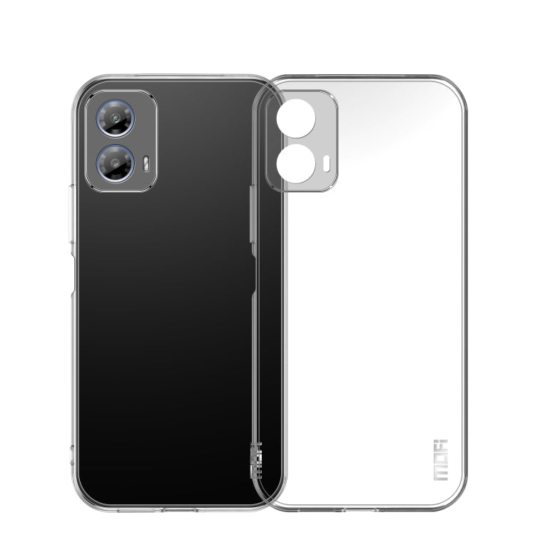 For Motorola Moto G34 MOFI Ming Series Ultra-thin TPU Phone Case(Transparent) - Motorola Cases by MOFI | Online Shopping UK | buy2fix