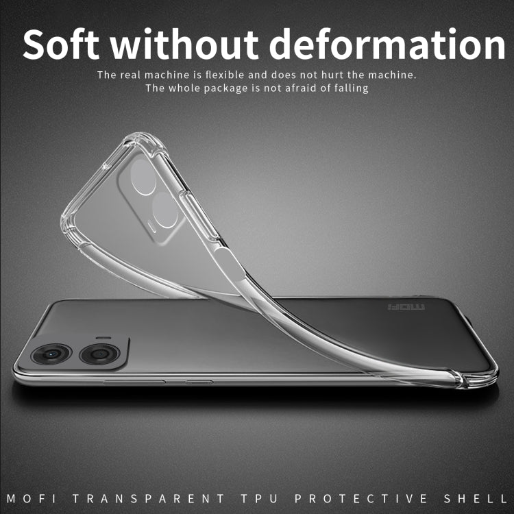 For Motorola Moto G24/G04 MOFI Ming Series Ultra-thin TPU Phone Case(Transparent) - Motorola Cases by MOFI | Online Shopping UK | buy2fix