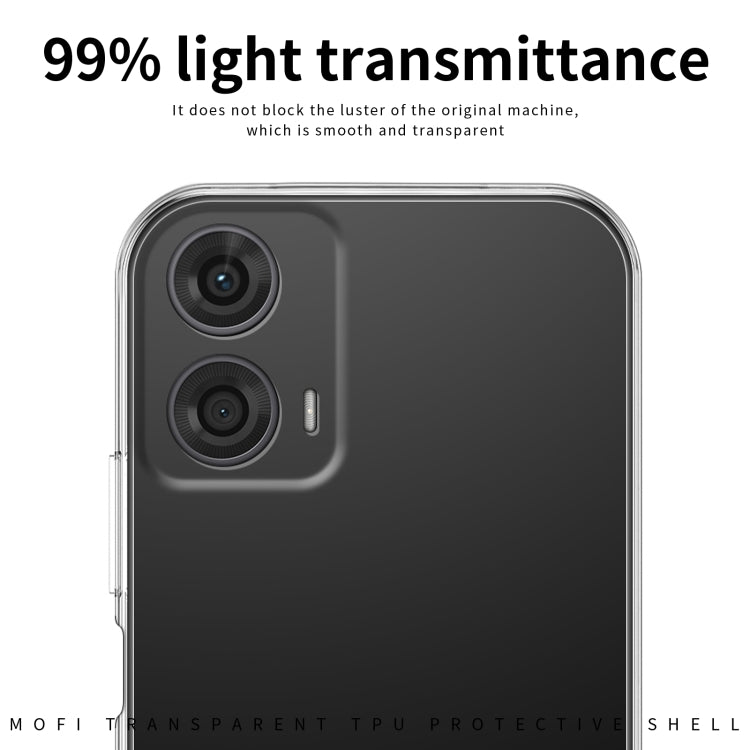 For Motorola Moto G24/G04 MOFI Ming Series Ultra-thin TPU Phone Case(Transparent) - Motorola Cases by MOFI | Online Shopping UK | buy2fix