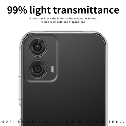 For Motorola Moto G24/G04 MOFI Ming Series Ultra-thin TPU Phone Case(Transparent) - Motorola Cases by MOFI | Online Shopping UK | buy2fix