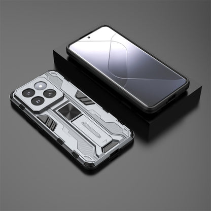 For Xiaomi 14 Pro Supersonic Armor PC Hybrid TPU Phone Case(Grey) by buy2fix
