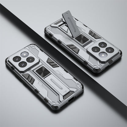 For Xiaomi 14 Pro Supersonic Armor PC Hybrid TPU Phone Case(Grey) by buy2fix