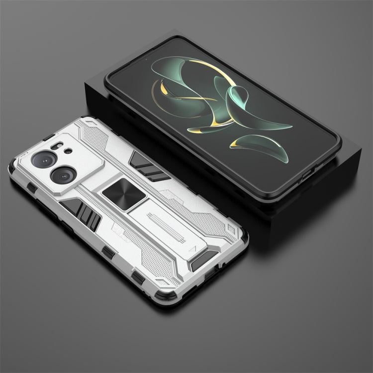 For Xiaomi 13T Supersonic Armor PC Hybrid TPU Phone Case(Silver) - Xiaomi Cases by buy2fix | Online Shopping UK | buy2fix