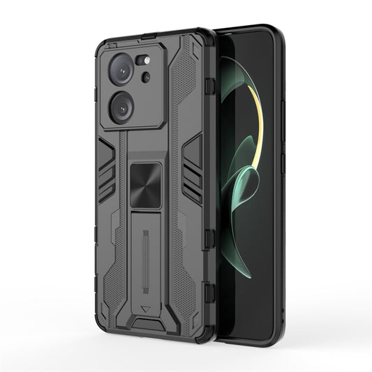 For Xiaomi 13T Pro Supersonic Armor PC Hybrid TPU Phone Case(Black) - Xiaomi Cases by buy2fix | Online Shopping UK | buy2fix