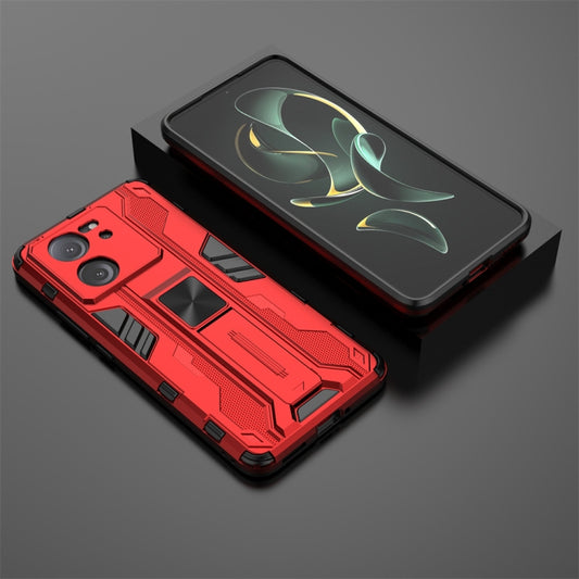 For Xiaomi 13T Pro Supersonic Armor PC Hybrid TPU Phone Case(Red) by buy2fix