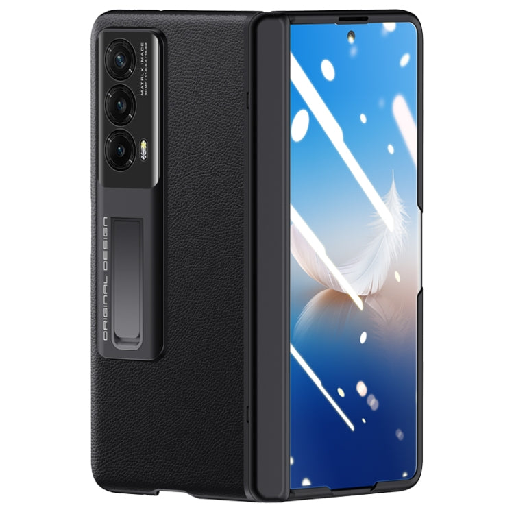 For Honor Magic VS Pioneer Skin-Feel Case-film Integral Hinge Shockproof Phone Case(Purple) - Honor Cases by buy2fix | Online Shopping UK | buy2fix