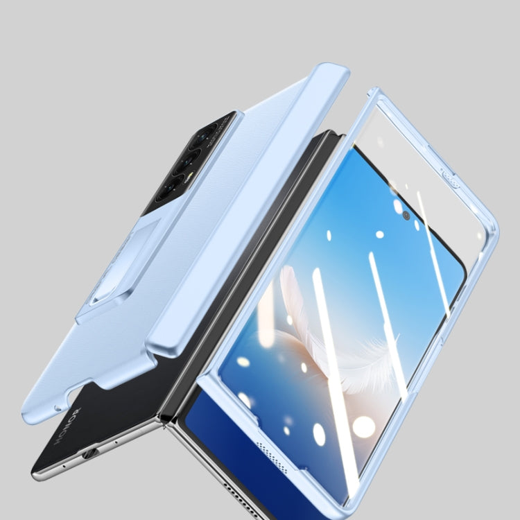 For Honor Magic VS Pioneer Skin-Feel Case-film Integral Hinge Shockproof Phone Case(Blue) - Honor Cases by buy2fix | Online Shopping UK | buy2fix