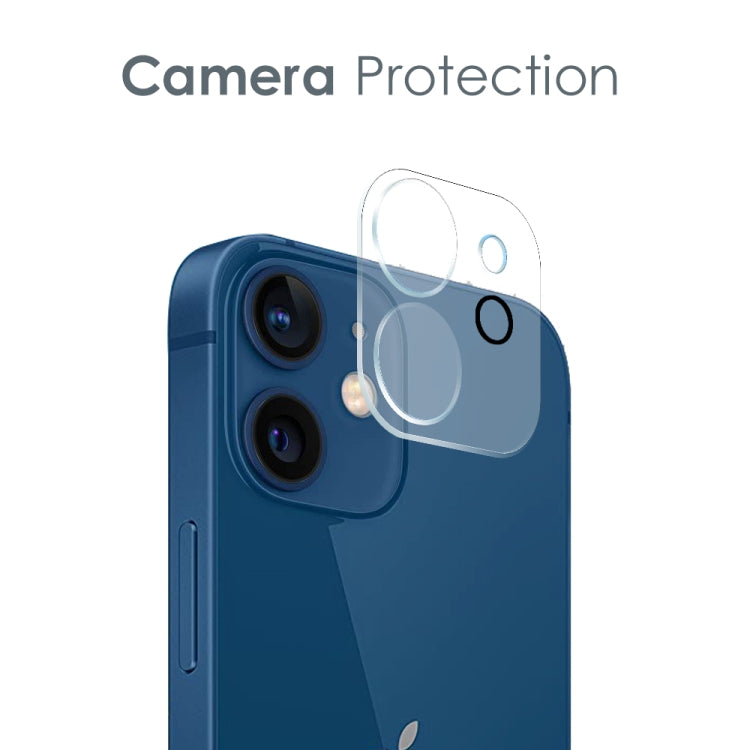 For iPhone 12 NORTHJO 3 in 1 TPU Phone Case with Screen Film and Lens Film(Clear) - iPhone 12 / 12 Pro Cases by NORTHJO | Online Shopping UK | buy2fix