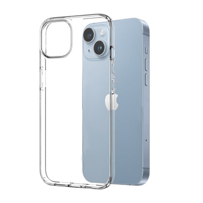 For iPhone 14 NORTHJO 3 in 1 TPU Phone Case with Screen Film and Lens Film(Clear) - iPhone 14 Cases by NORTHJO | Online Shopping UK | buy2fix
