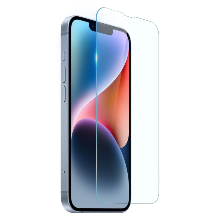 For iPhone 14 Plus NORTHJO 3 in 1 TPU Phone Case with Screen Film and Lens Film(Clear) - iPhone 14 Plus Cases by NORTHJO | Online Shopping UK | buy2fix