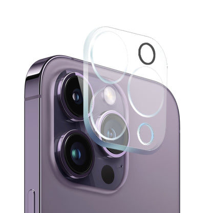 For iPhone 14 Pro Max NORTHJO 3 in 1 TPU Phone Case with Screen Film and Lens Film(Clear) - iPhone 14 Pro Max Cases by NORTHJO | Online Shopping UK | buy2fix
