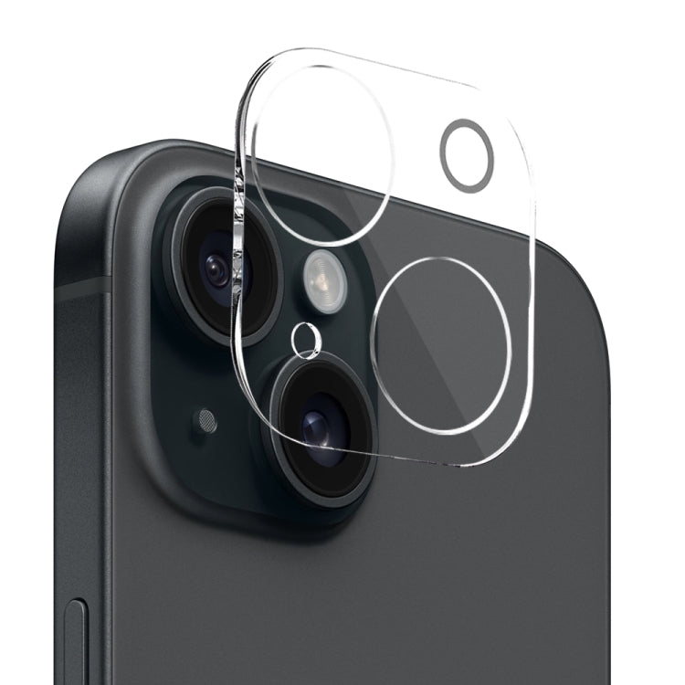 For iPhone 15 NORTHJO 3 in 1 TPU Phone Case with Screen Film and Lens Film(Clear) - iPhone 15 Tempered Glass by NORTHJO | Online Shopping UK | buy2fix