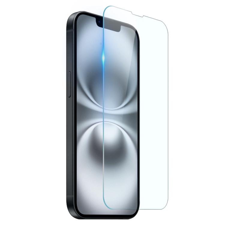 For iPhone 16e NORTHJO 3 in 1 TPU Phone Case with Screen Film and Lens Film(Clear) - iPhone 16e Cases by NORTHJO | Online Shopping UK | buy2fix