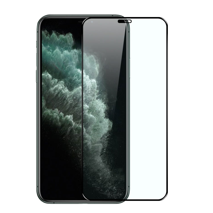 For iPhone 11 Pro Max / XS Max NORTHJO A++ Screen Protector Full Glue Silk Printing Tempered Glass Film(Black) - iPhone 11 Pro Max Tempered Glass by NORTHJO | Online Shopping UK | buy2fix