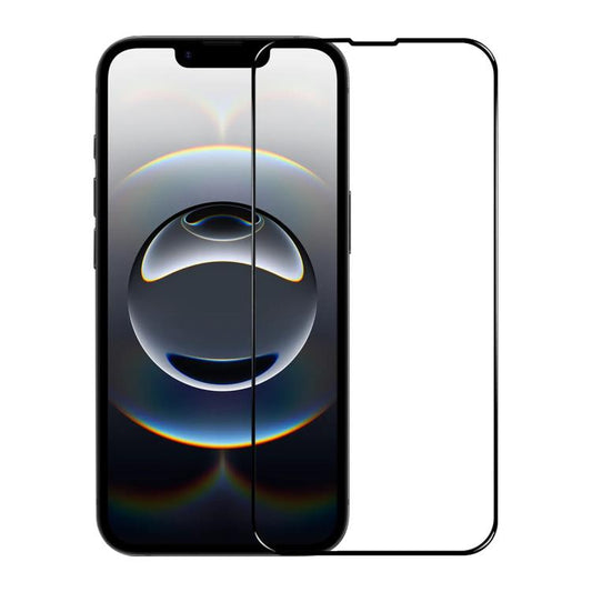 For iPhone 16e NORTHJO A++ Screen Protector Full Glue Silk Printing Tempered Glass Film(Black) - iPhone 16e Tempered Glass by NORTHJO | Online Shopping UK | buy2fix