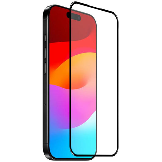 For iPhone 17 Pro NORTHJO A++ Screen Protector Full Glue Silk Printing Tempered Glass Film(Black) - iPhone 17 Pro Tempered Glass by NORTHJO | Online Shopping UK | buy2fix