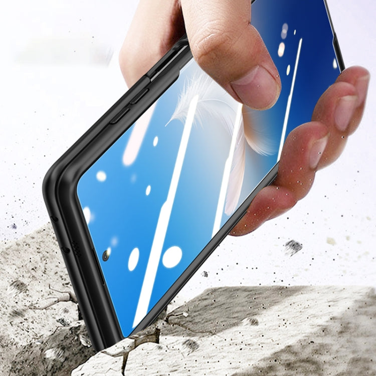 For Honor Magic Vs2 Skin-sensitive Case-film Integral Hinge Shockproof Phone Case(Black) - Honor Cases by buy2fix | Online Shopping UK | buy2fix