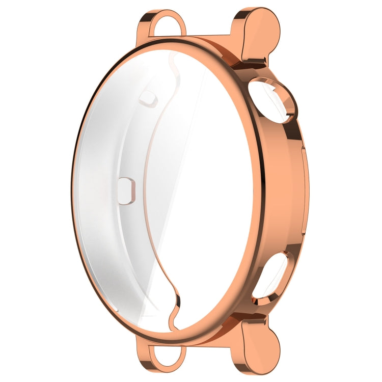 For Huawei Watch GT4 41mm Full Coverage TPU Electroplated Watch Protective Case(Rose Gold) - Watch Cases by buy2fix | Online Shopping UK | buy2fix