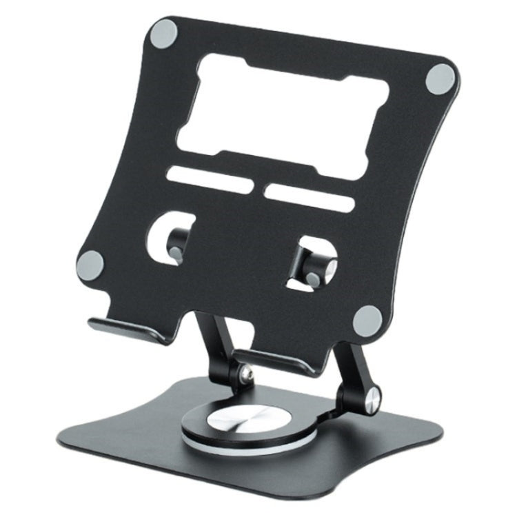 G68 360-Degree Rotating Foldable Phone Tablet Desktop Holder(Black) - Desktop Holder by buy2fix | Online Shopping UK | buy2fix