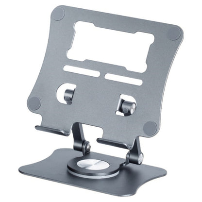 G68 360-Degree Rotating Foldable Phone Tablet Desktop Holder(Dark Grey) - Desktop Holder by buy2fix | Online Shopping UK | buy2fix