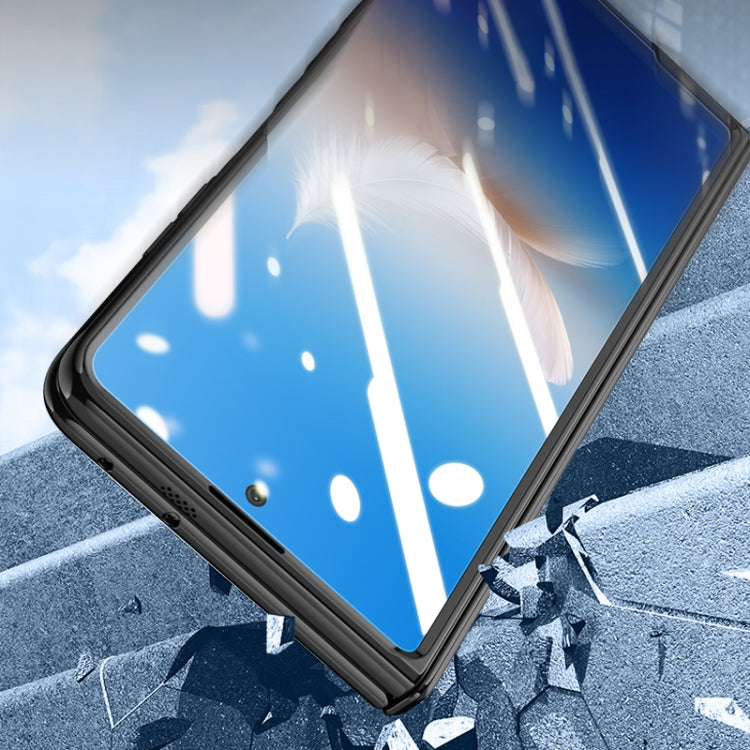 For Honor Magic Vs2 Electroplated Case-film Integral Hinge Shockproof Phone Case(Purple) - Honor Cases by buy2fix | Online Shopping UK | buy2fix