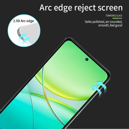 For vivo T3 MOFI 9H 2.5D Full Screen Tempered Glass Film(Black) - vivo Tempered Glass by MOFI | Online Shopping UK | buy2fix