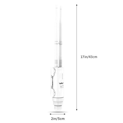 WAVLINK WN570HN2 With PoE Powered WAN/ AP / Repeater Mode 300Mbps Outdoor Router, Plug:UK Plug - Wireless Routers by WAVLINK | Online Shopping UK | buy2fix