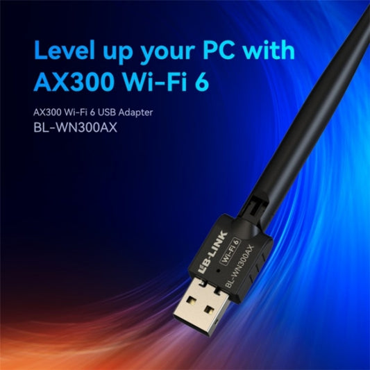 LB-LINK BL-WN300AX External High Gain Antenna WiFi 6 USB Wireless Network Adapter by LB-LINK