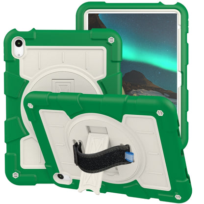 For iPad 2025 / 2022 Silicone Hybrid PC Shockproof Tablet Case with Shoulder Strap(Classic Green) - iPad 2025 / 2022 Cases by buy2fix | Online Shopping UK | buy2fix