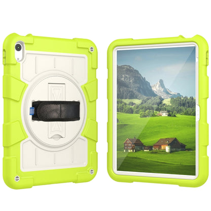 For iPad 2025 / 2022 Silicone Hybrid PC Shockproof Tablet Case with Shoulder Strap(Love Birds Green) - iPad 2025 / 2022 Cases by buy2fix | Online Shopping UK | buy2fix