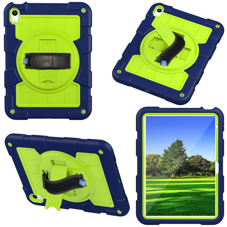 For iPad 2025 / 2022 Silicone Hybrid PC Shockproof Tablet Case with Shoulder Strap(Tibetan Turquoise) - iPad 2025 / 2022 Cases by buy2fix | Online Shopping UK | buy2fix