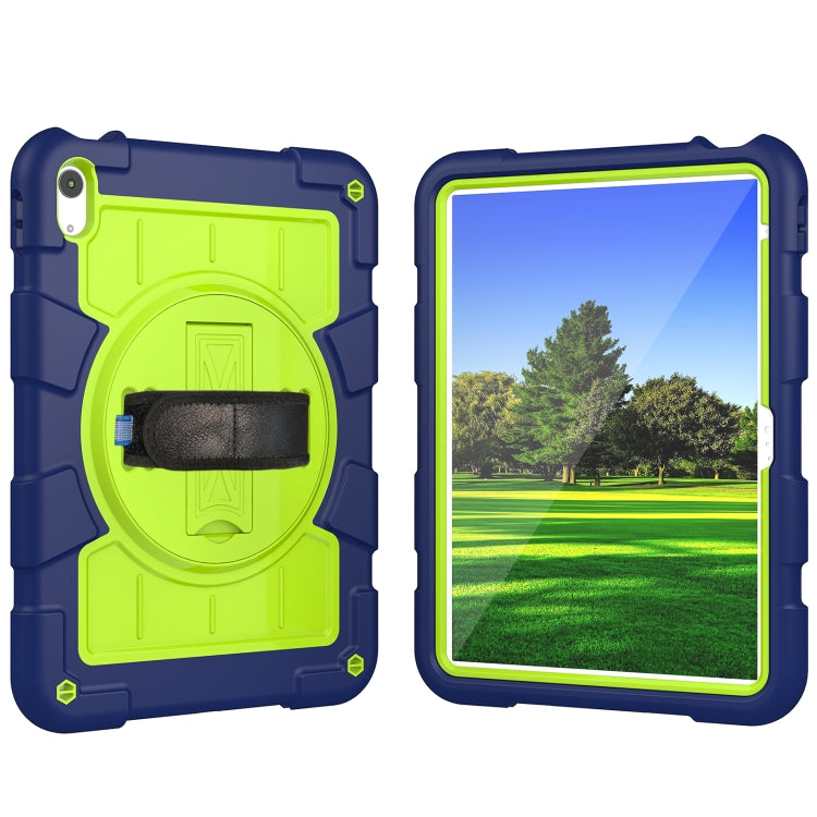 For iPad 2025 / 2022 Silicone Hybrid PC Shockproof Tablet Case with Shoulder Strap(Tibetan Turquoise) - iPad 2025 / 2022 Cases by buy2fix | Online Shopping UK | buy2fix