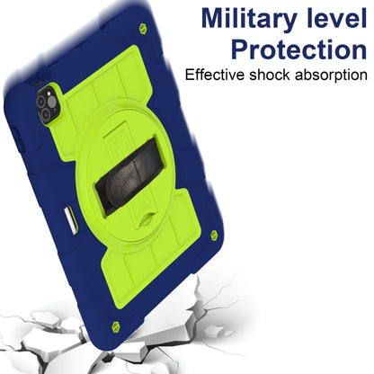 For iPad Pro 11 2018 / 2020 Silicone Hybrid PC Shockproof Tablet Case with Shoulder Strap(Tibetan Turquoise) - iPad Pro 11 (2020) Cases by buy2fix | Online Shopping UK | buy2fix