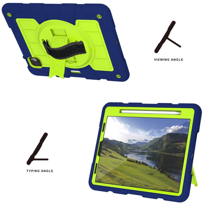 For iPad Pro 11 2018 / 2020 Silicone Hybrid PC Shockproof Tablet Case with Shoulder Strap(Tibetan Turquoise) - iPad Pro 11 (2020) Cases by buy2fix | Online Shopping UK | buy2fix