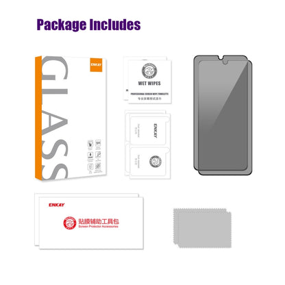 For Xiaomi Redmi 14C 2pcs ENKAY Hat-Prince 28 Degree Anti-peeping Privacy Silk Screen Tempered Glass Film - 14C Tempered Glass by ENKAY | Online Shopping UK | buy2fix