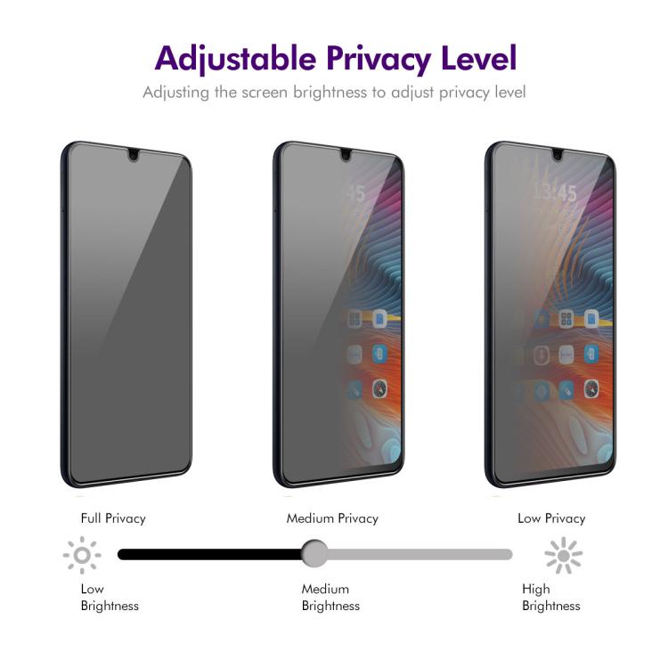 For Samsung Galaxy A07 4G ENKAY Hat-Prince 28 Degree Anti-peeping Privacy Tempered Glass Film - Galaxy Tempered Glass by ENKAY | Online Shopping UK | buy2fix