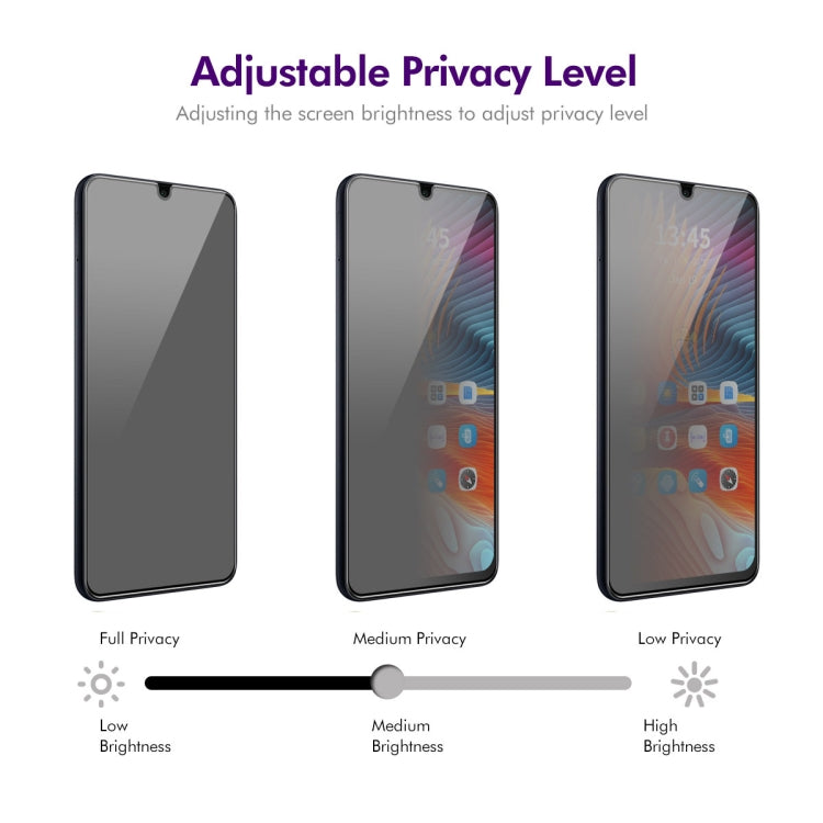 For Samsung Galaxy A16 5G 2pcs ENKAY Hat-Prince 28 Degree Anti-peeping Privacy Tempered Glass Film - Galaxy Tempered Glass by ENKAY | Online Shopping UK | buy2fix
